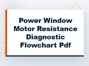 Diagnosing Power Window Motor Electrical Resistance