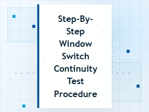 How to Test a Window Switch Continuity
